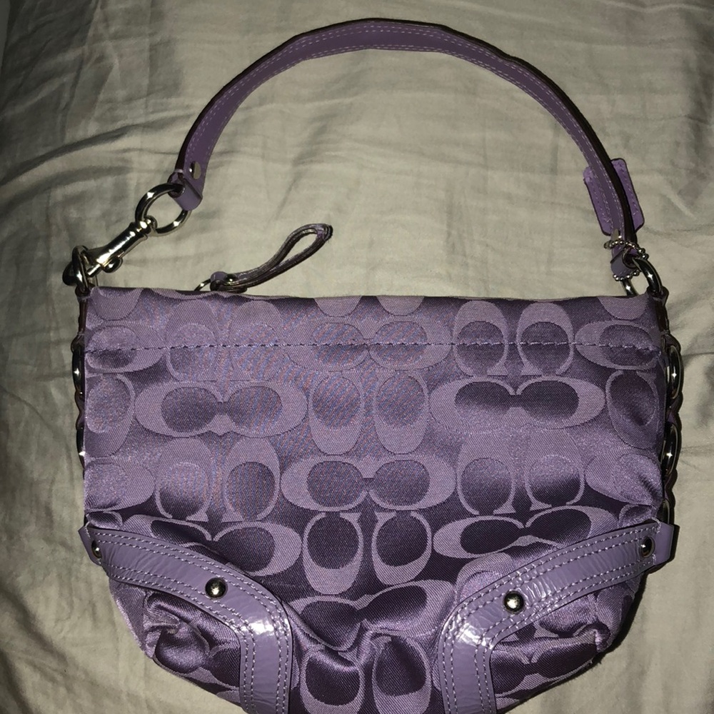 Purple Coach Purse